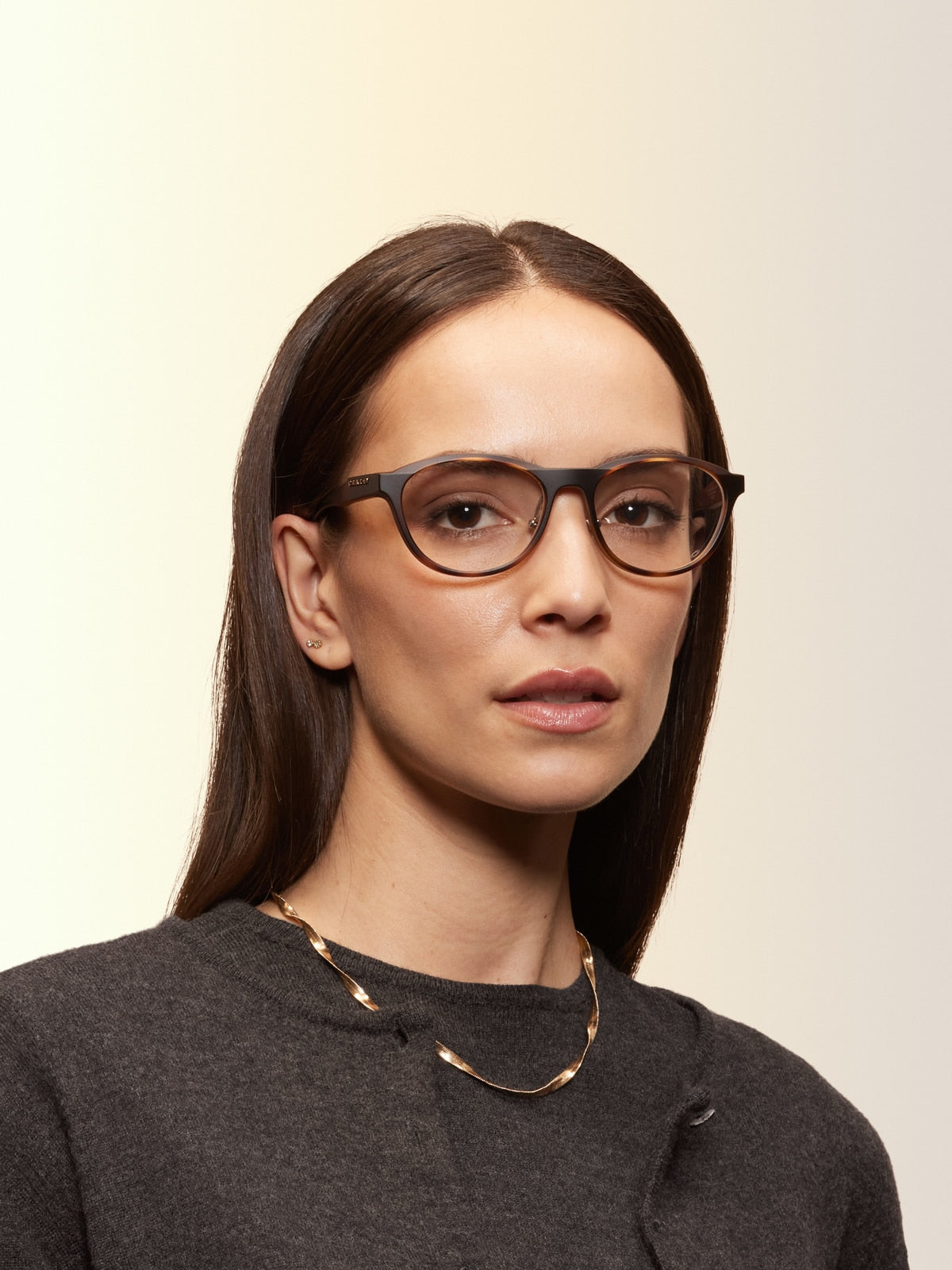 Oakley OX8057 Draw Up Women's Round Eyeglass Frames - Satin Brown Tortoise Frame