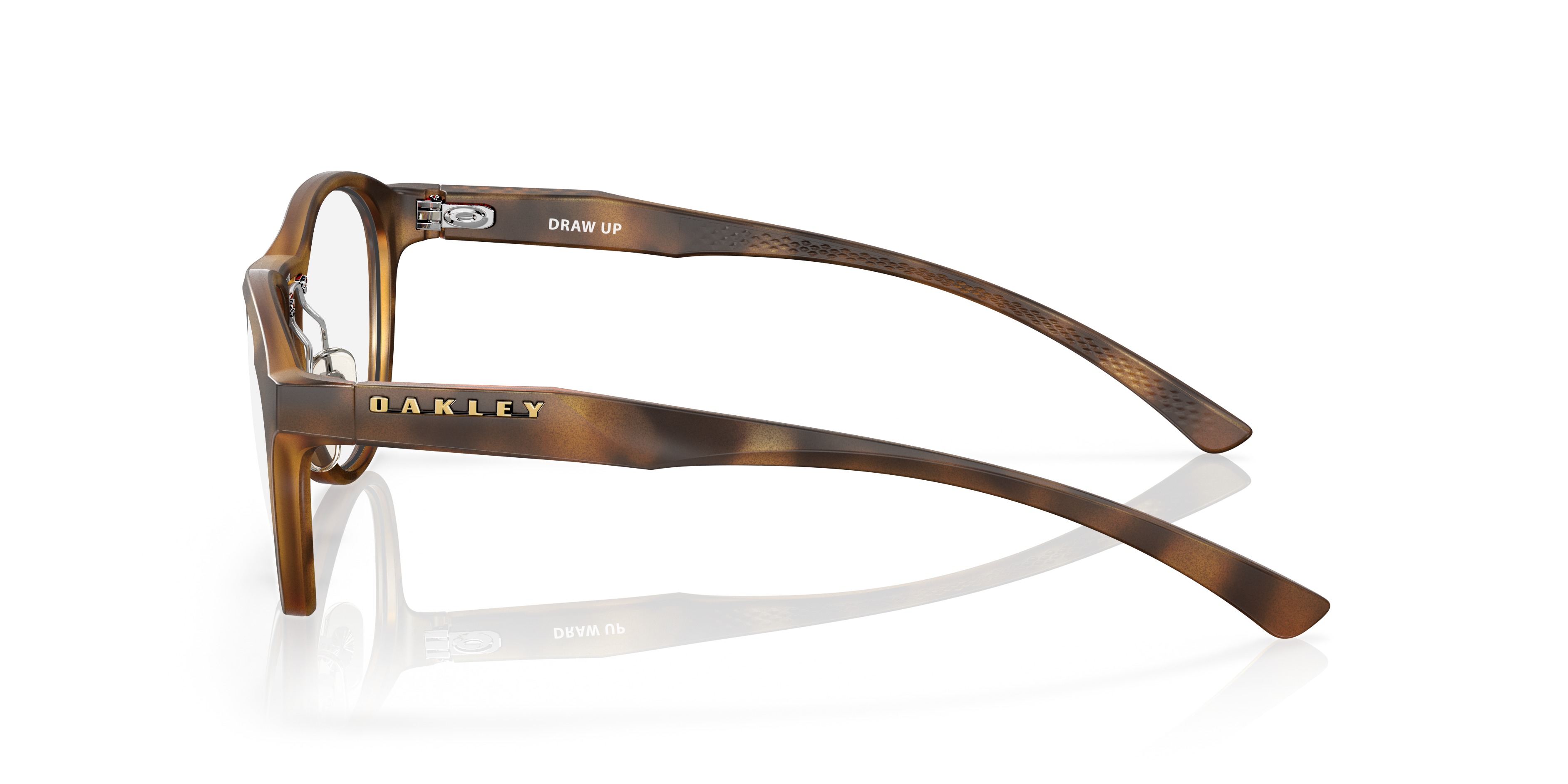 Oakley OX8057 Draw Up Women's Round Eyeglass Frames - Polished Trans Jade Frame