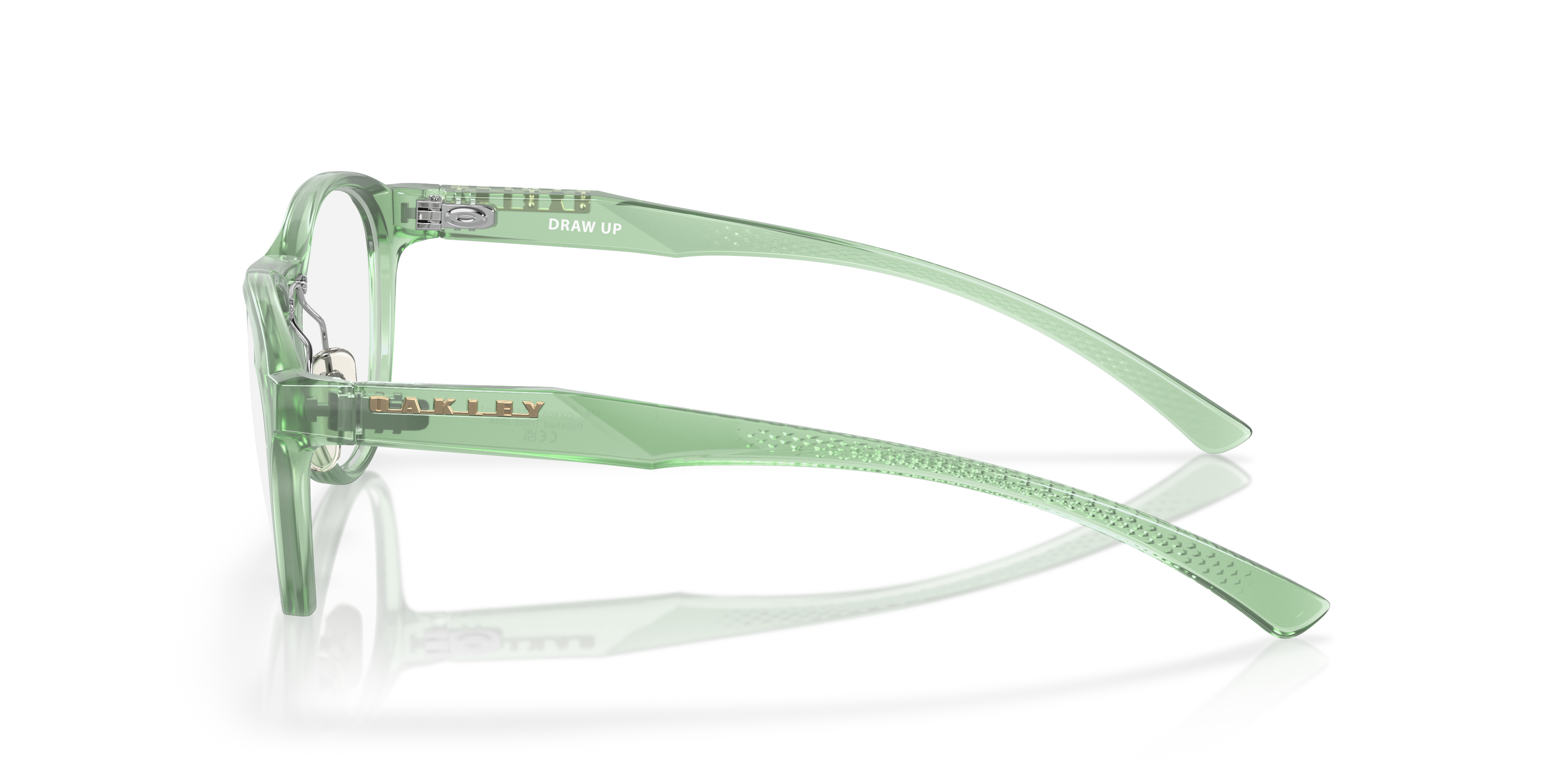 Oakley OX8057 Draw Up Women's Round Eyeglass Frames - Satin Black Frame