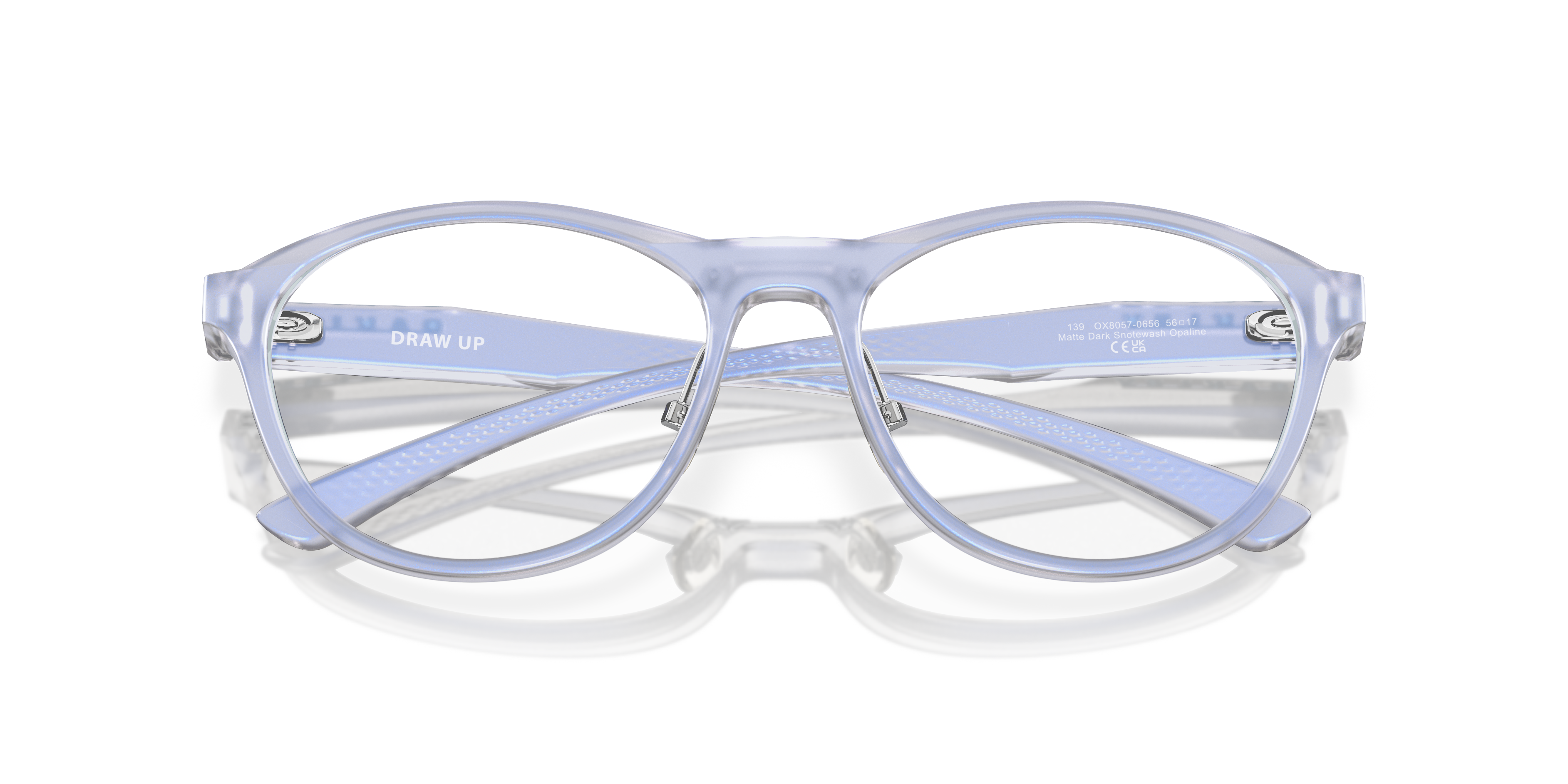 Oakley OX8057 Draw Up Women's Round Eyeglass Frames - Satin Brown Tortoise Frame