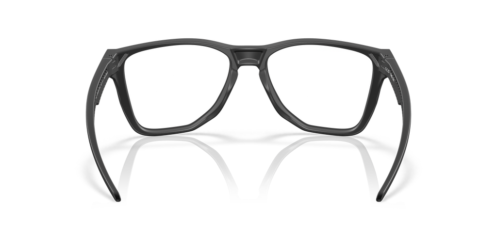 Oakley OX8058 The Cut Men's Square Eyeglass Frames - Polished Trans Stonewash Frame