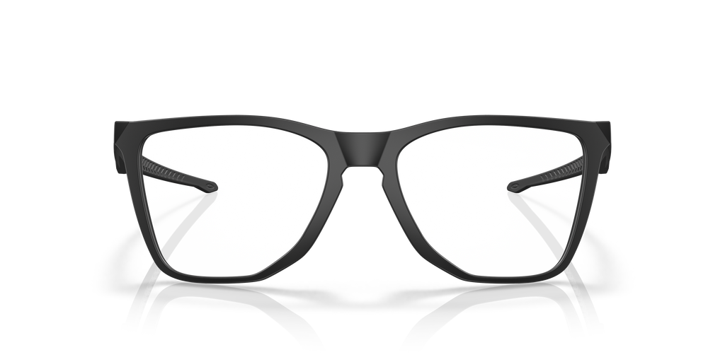 Oakley OX8058 The Cut Men's Square Eyeglass Frames - Polished Trans Jade Frame