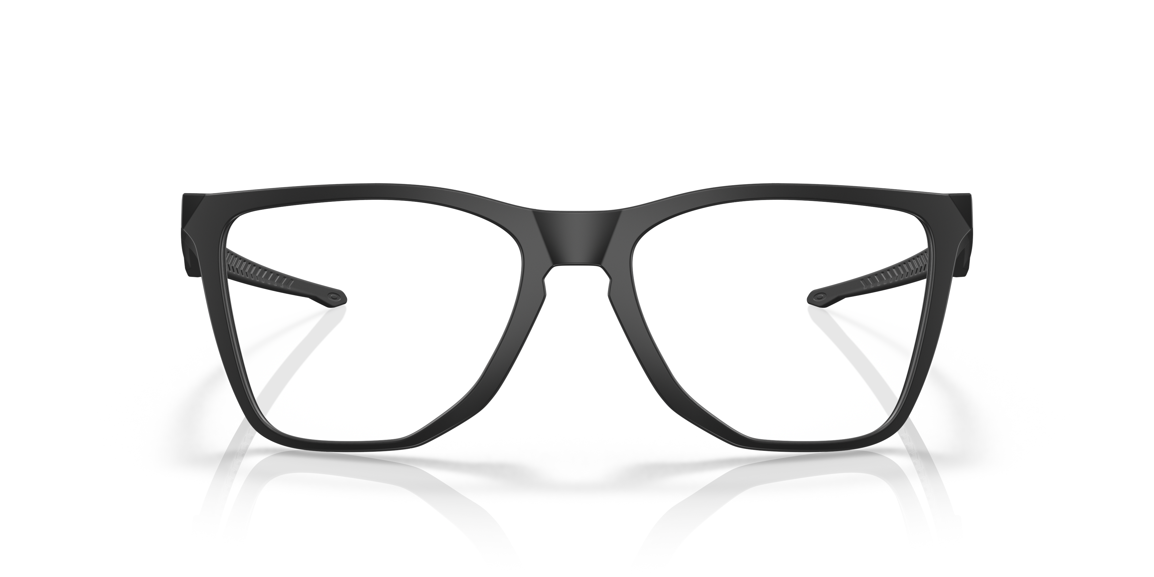 Oakley OX8058 The Cut Men's Square Eyeglass Frames - Polished Trans Jade Frame