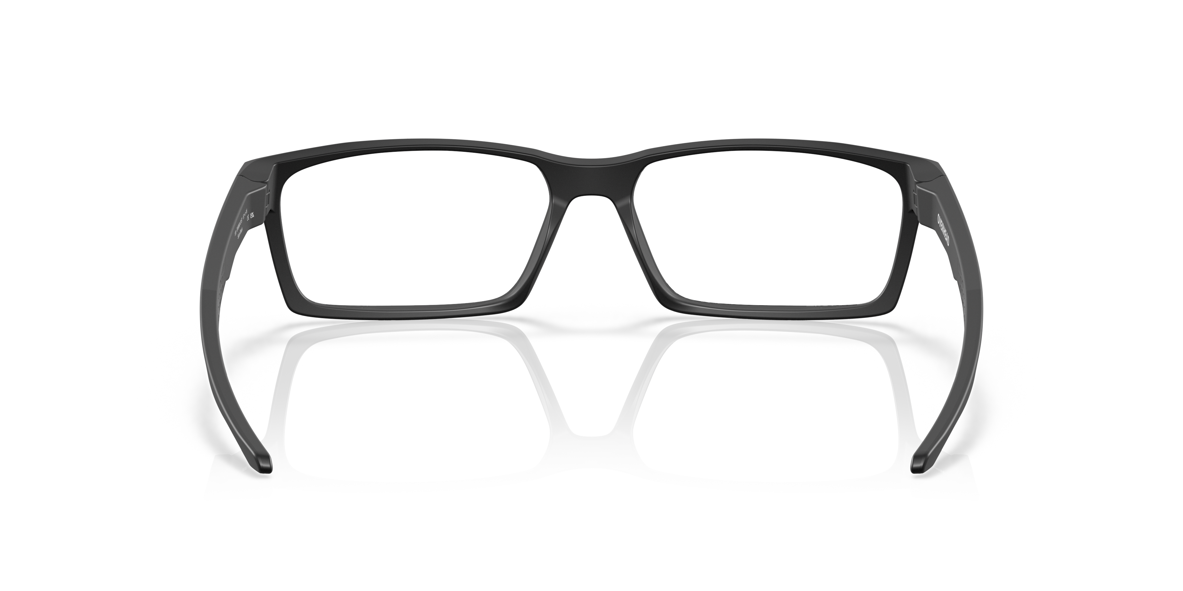 Oakley OX8060 Overhead Men's Rectangle Eyeglass Frames - Polished Trans Jade Frame