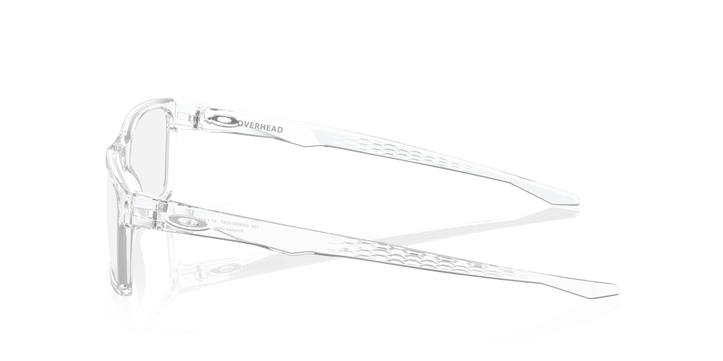 Oakley OX8060 Overhead Men's Rectangle Eyeglass Frames - Matte Dark Silver Frame