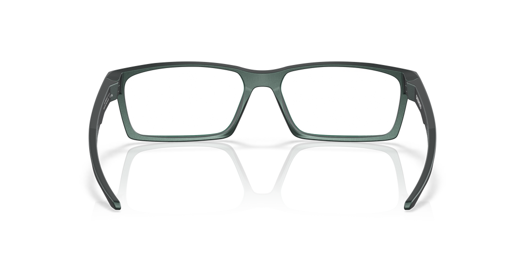 Oakley OX8060 Overhead Men's Rectangle Eyeglass Frames - Satin Black Frame