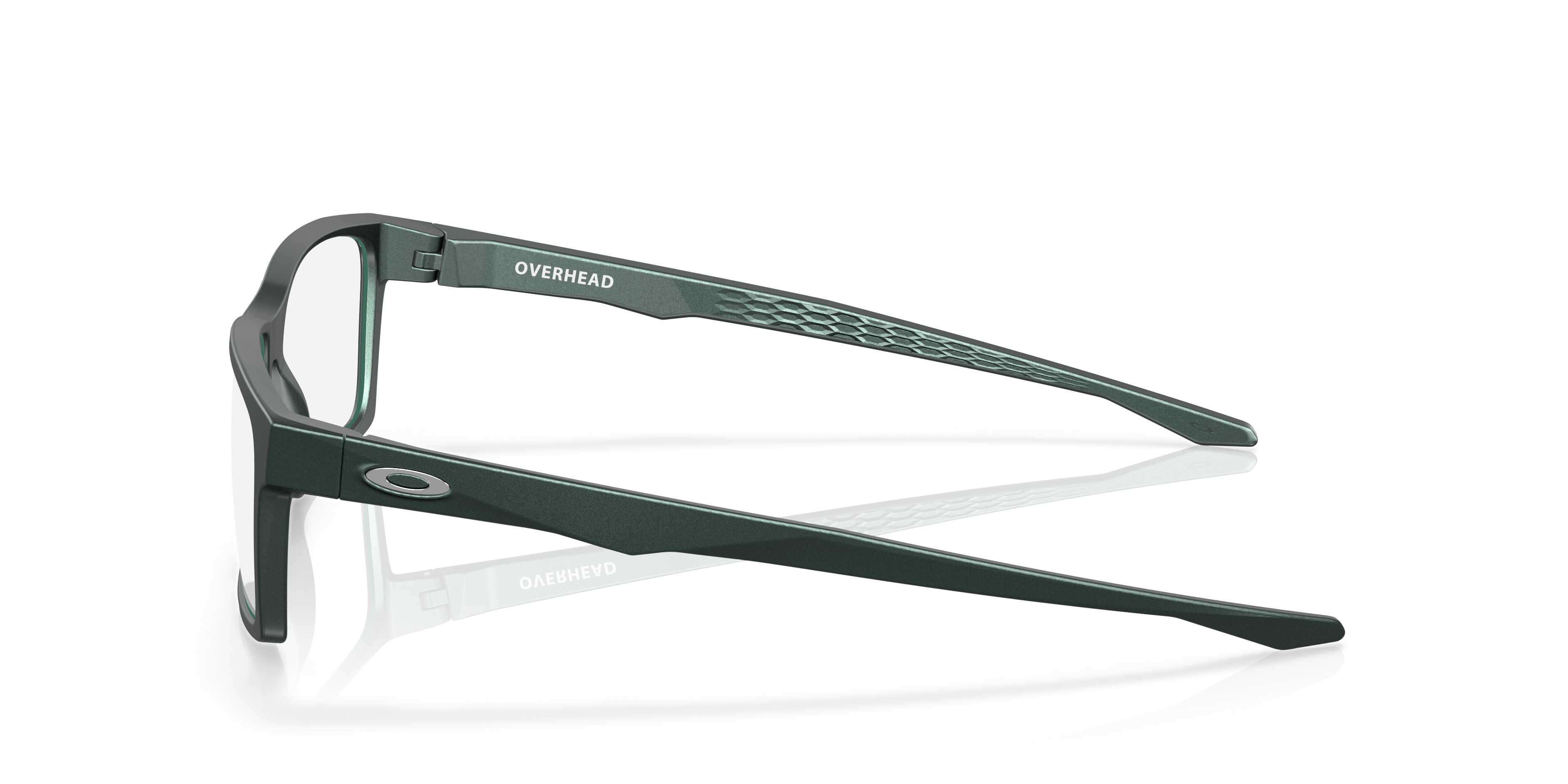 Oakley OX8060 Overhead Men's Rectangle Eyeglass Frames - Satin Black Frame