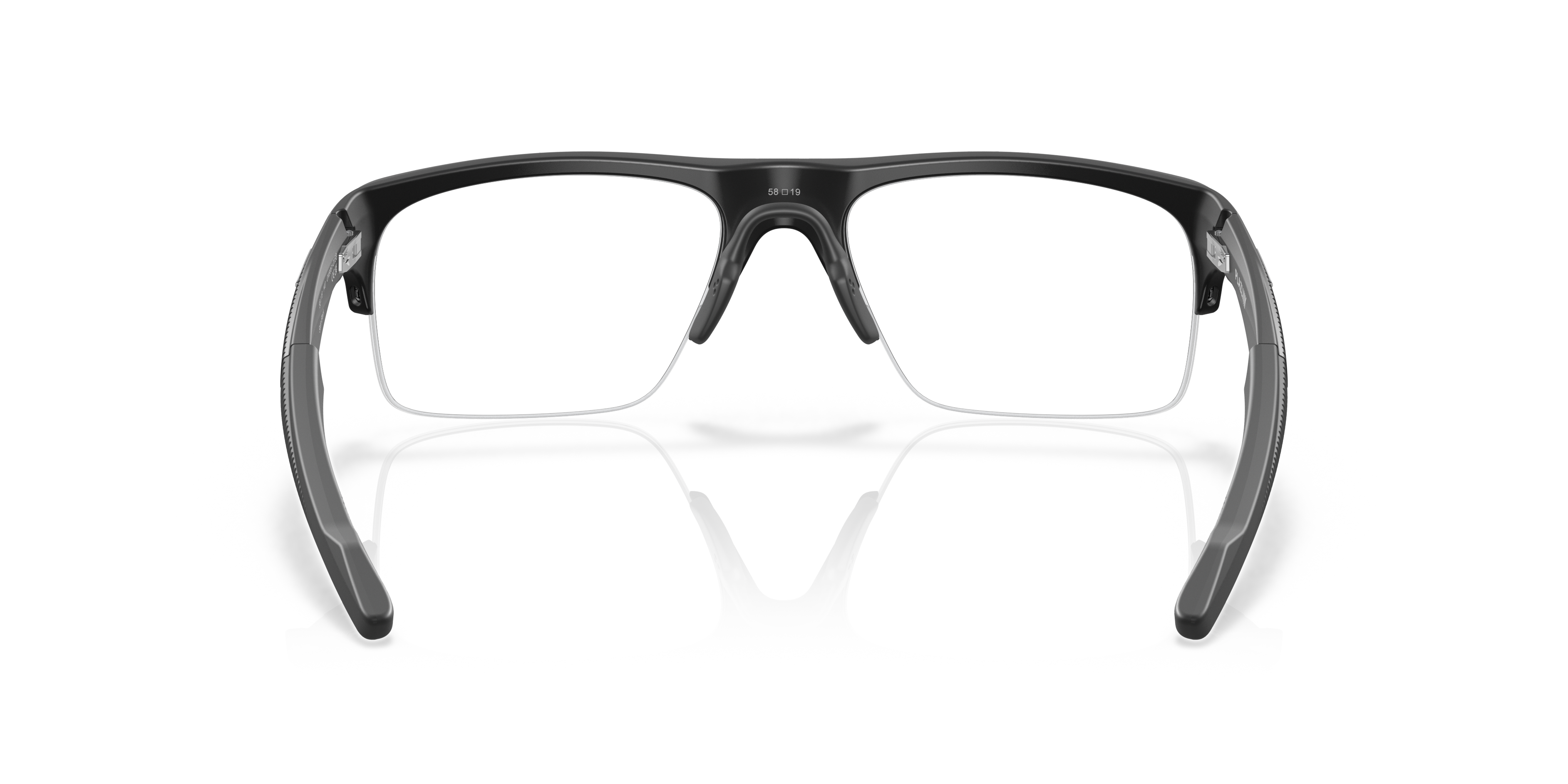 Oakley OX8061 Plazlink Men's Rectangle Eyeglass Frames - Satin Black Frame