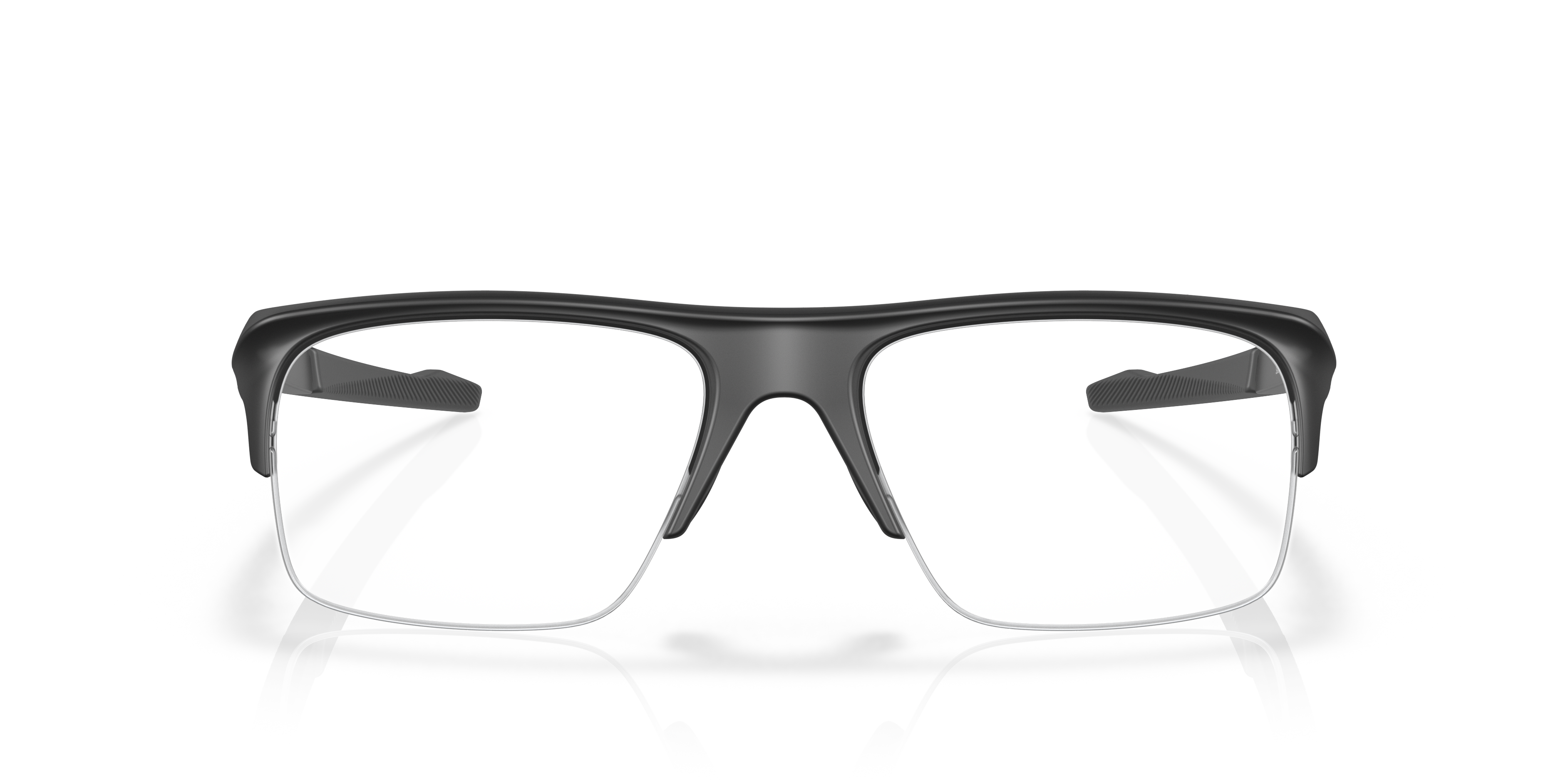 Oakley OX8061 Plazlink Men's Rectangle Eyeglass Frames - Satin Black Frame