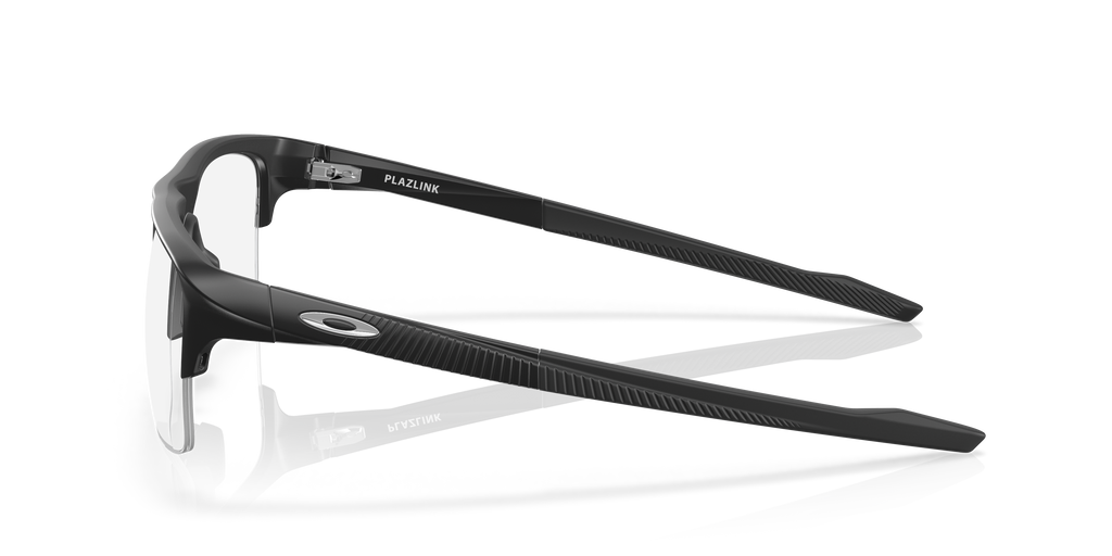 Oakley OX8061 Plazlink Men's Rectangle Eyeglass Frames - Satin Black Frame