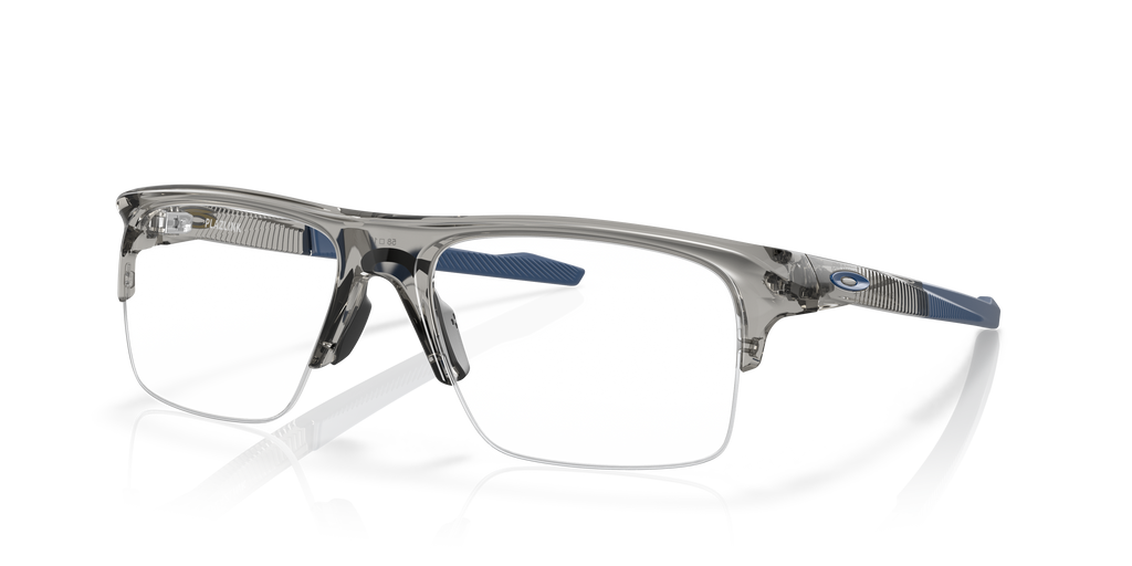 Oakley OX8061 Plazlink Men's Rectangle Eyeglass Frames - Grey Shadow Frame