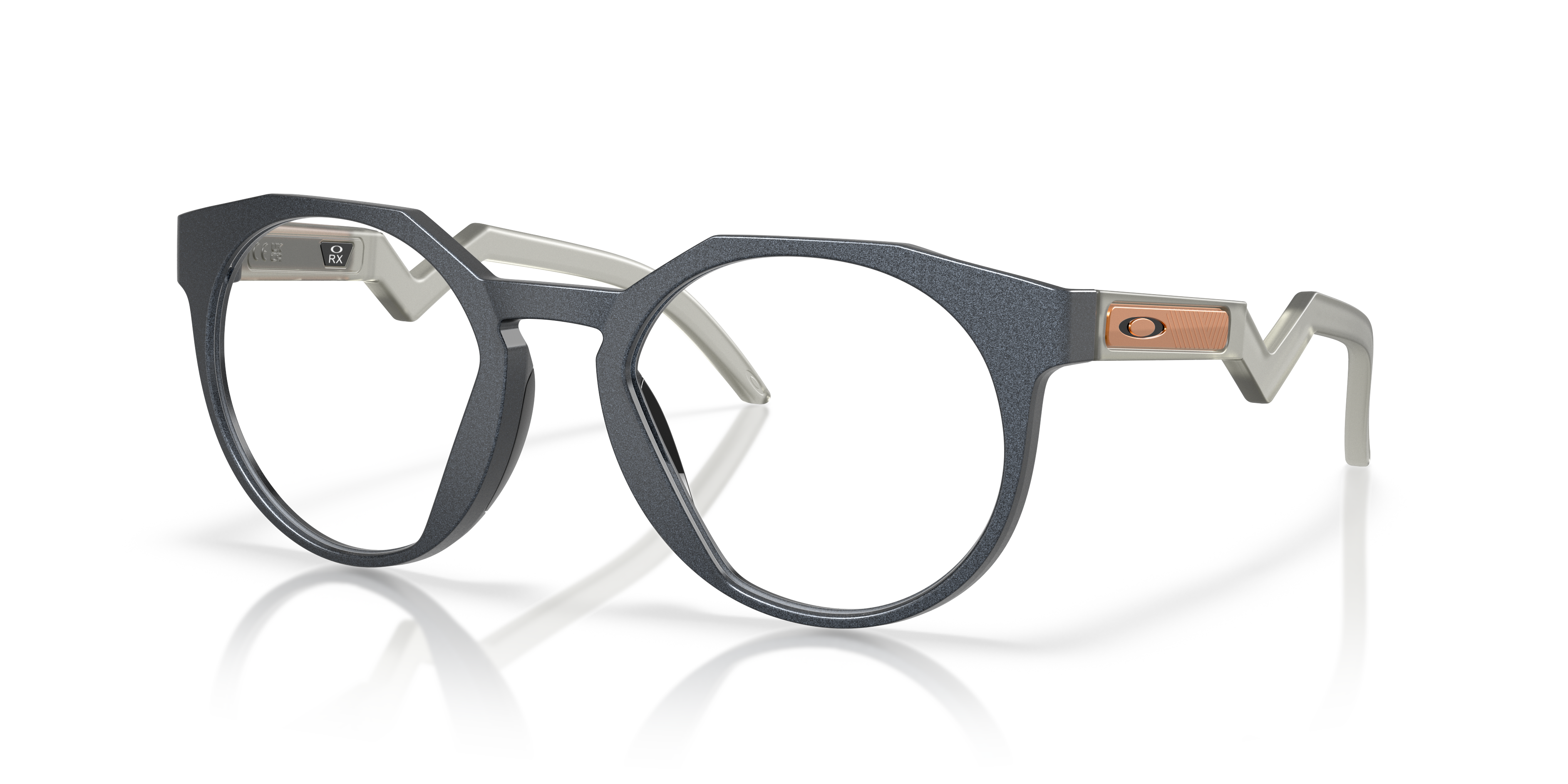Oakley OX8139 HSTN Forge Collection Men's Round Eyeglass Frames