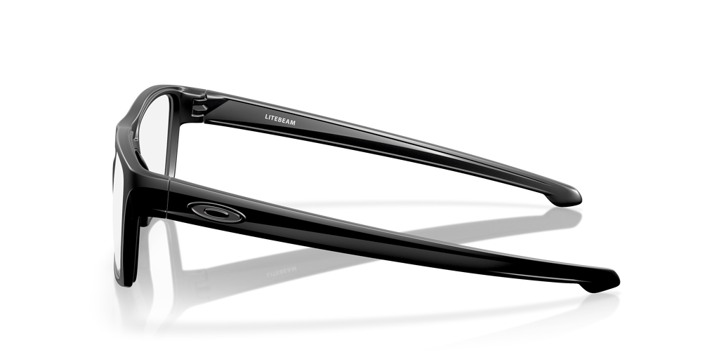 Oakley OX8140 Litebeam Men's Square Eyeglass Frames - Satin Grey Smoke Frame