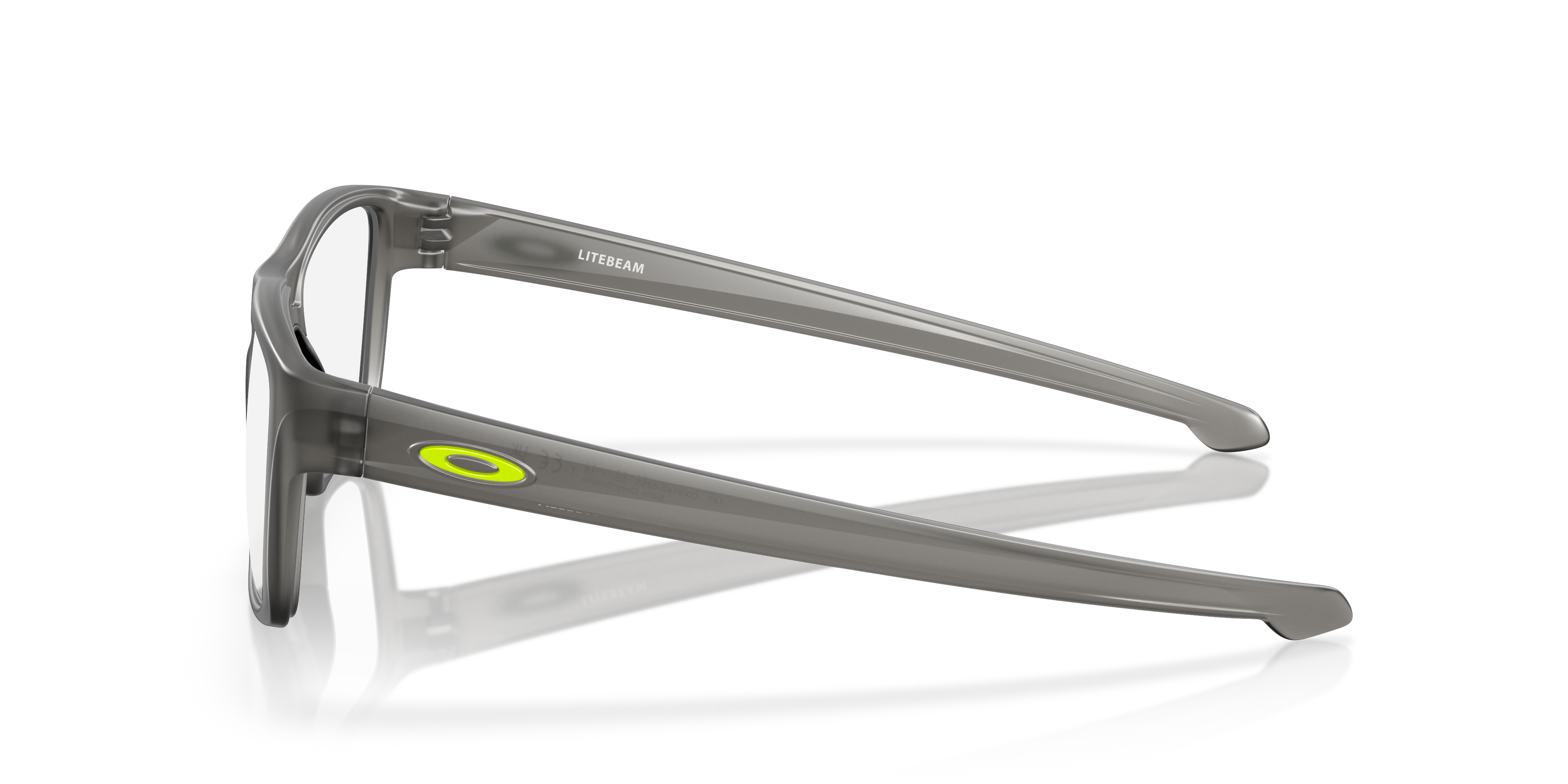 Oakley OX8140 Litebeam Men's Square Eyeglass Frames - Satin Black Frame