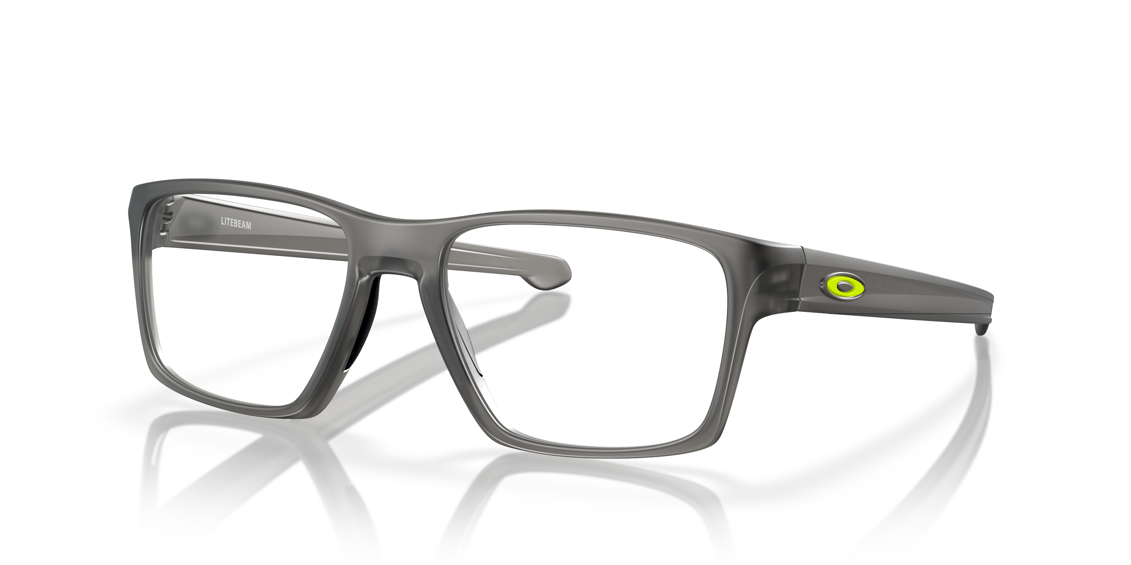 Oakley OX8140 Litebeam Men's Square Eyeglass Frames - Satin Black Frame