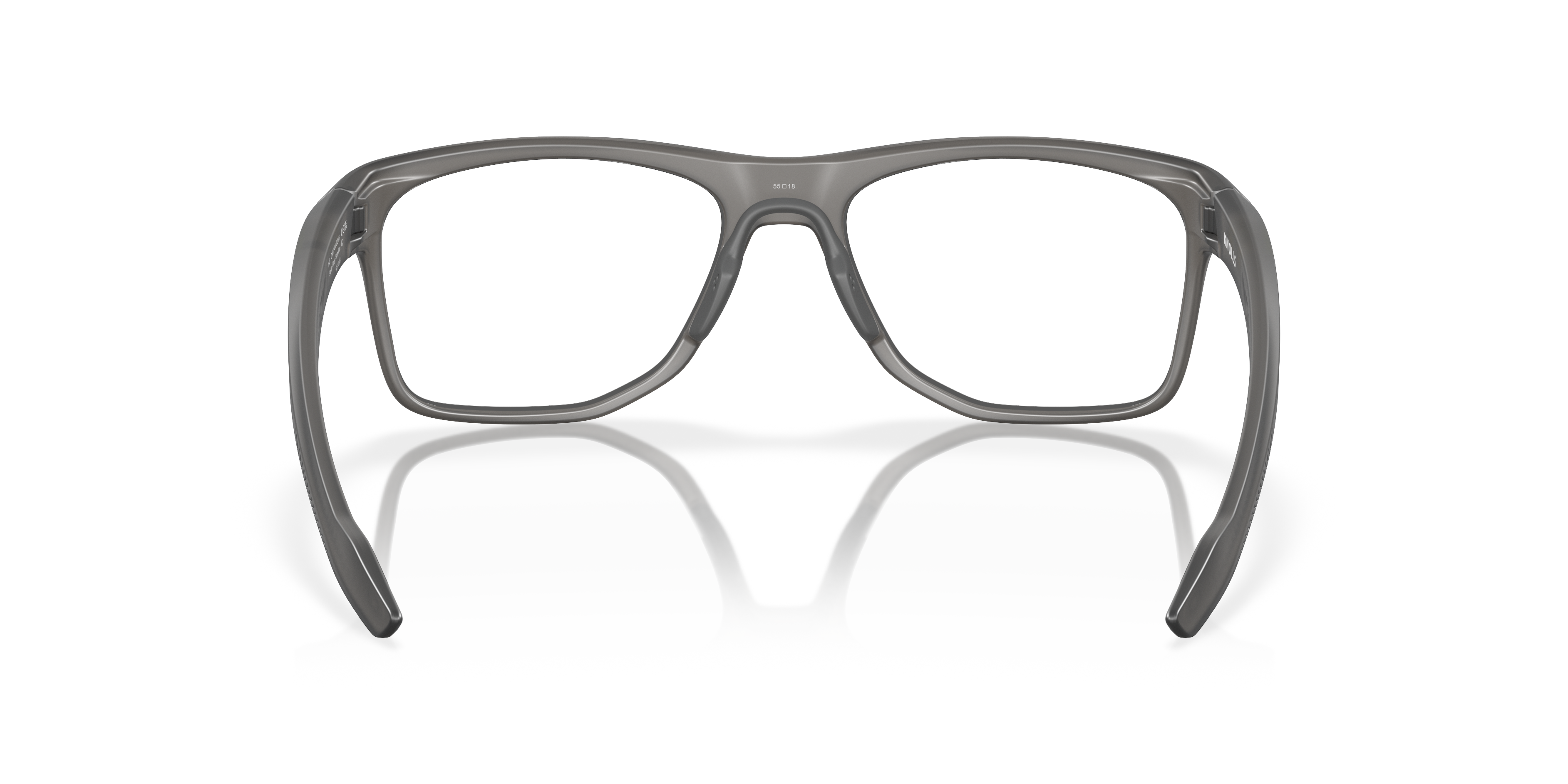 Oakley OX8144 Knolls Men's Rectangle Eyeglass Frames - Satin Grey Smoke Frame