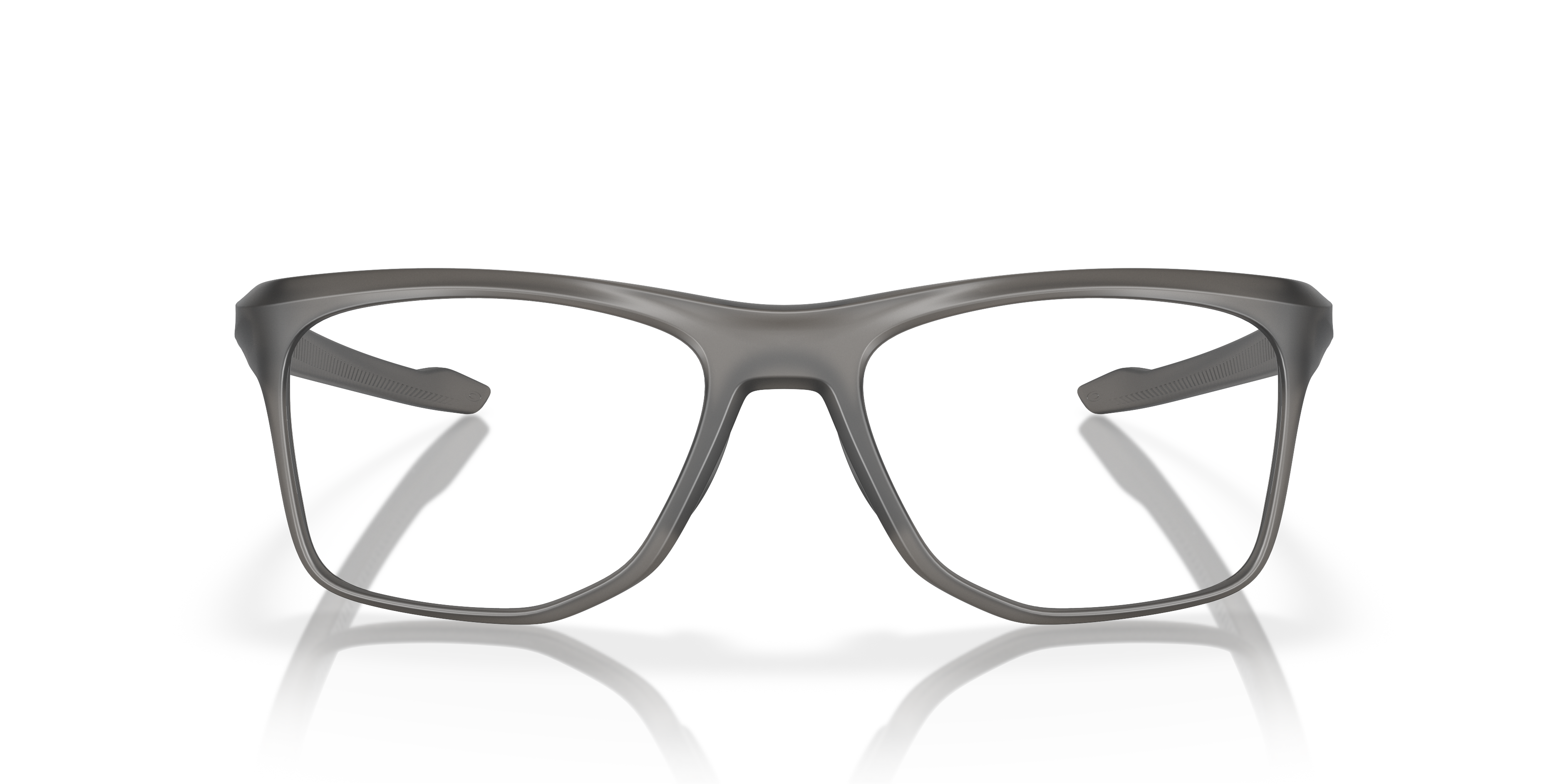 Oakley OX8144 Knolls Men's Rectangle Eyeglass Frames - Satin Grey Smoke Frame