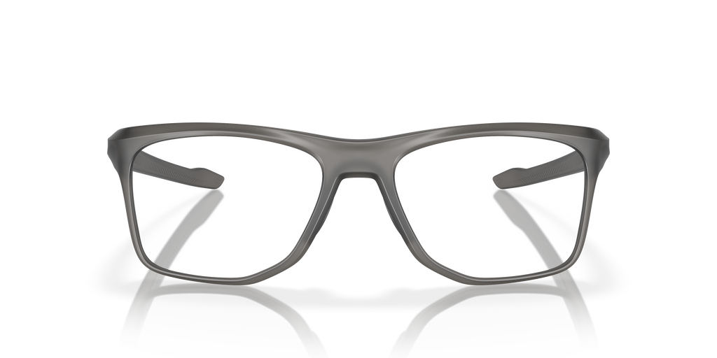 Oakley OX8144 Knolls Men's Rectangle Eyeglass Frames - Satin Grey Smoke Frame