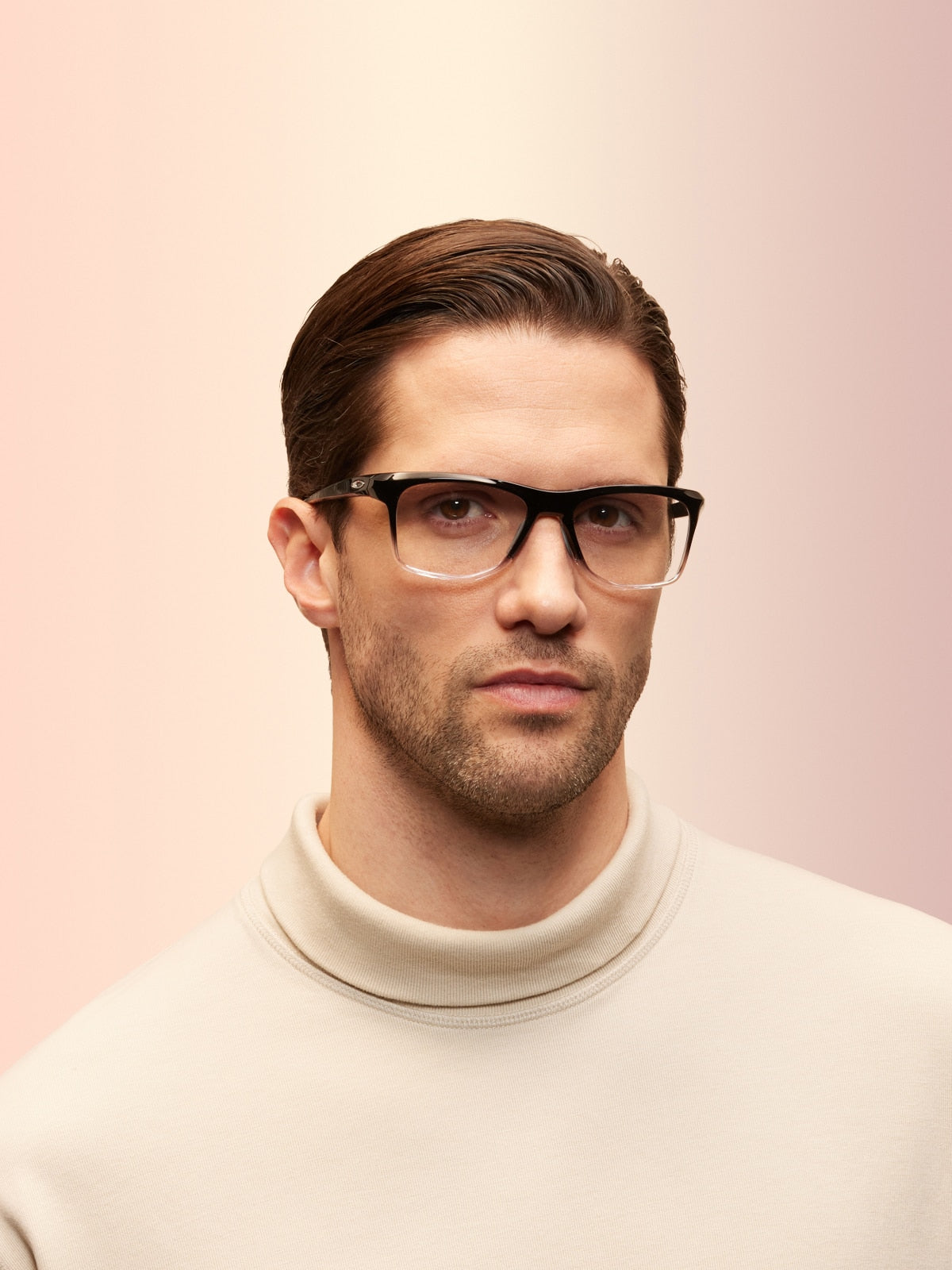 Oakley OX8144 Knolls Men's Rectangle Eyeglass Frames - Satin Grey Smoke Frame