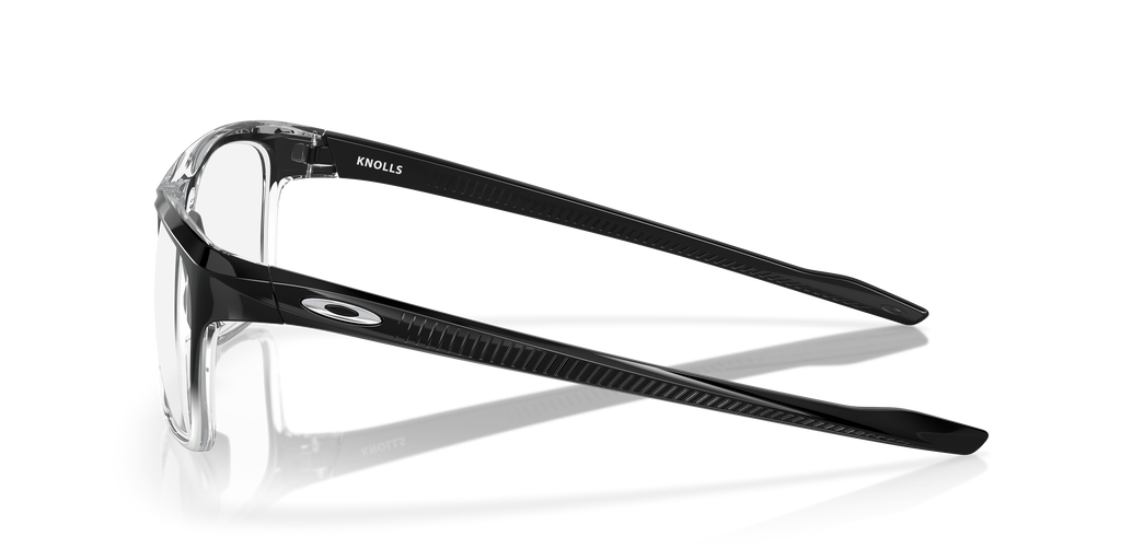 Oakley OX8144 Knolls Men's Rectangle Eyeglass Frames - Satin Grey Smoke Frame