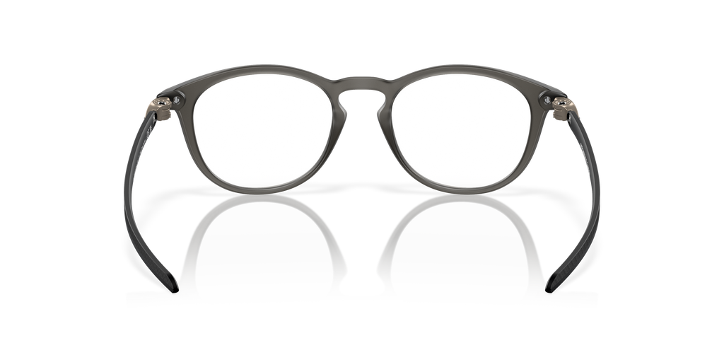 Oakley OX8149 Pitchman R Carbon Men's Round Eyeglass Frames - Satin Grey Smoke Frame