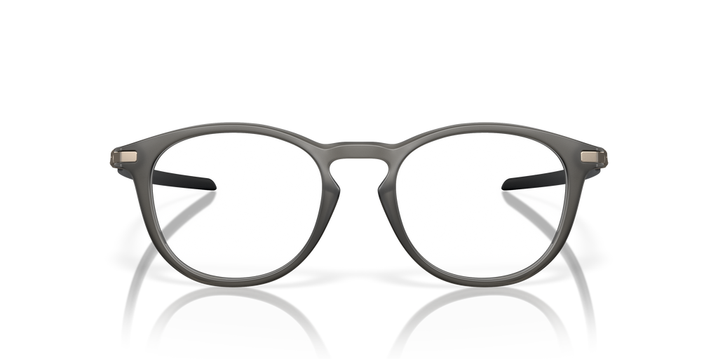Oakley OX8149 Pitchman R Carbon Men's Round Eyeglass Frames - Polished Clear Frame