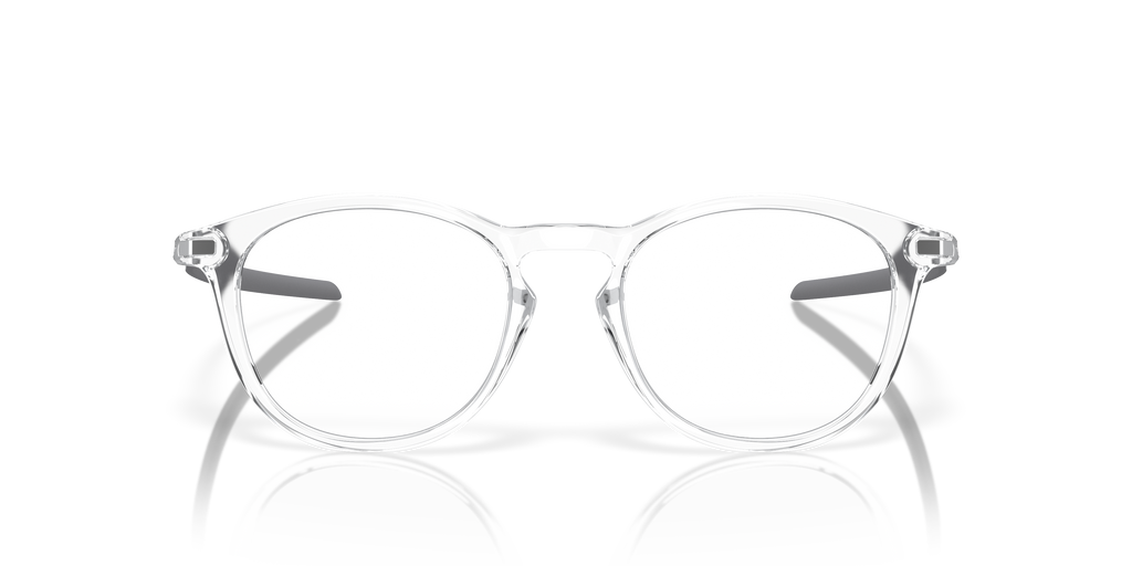 Oakley OX8149 Pitchman R Carbon Men's Round Eyeglass Frames - Polished Clear Frame