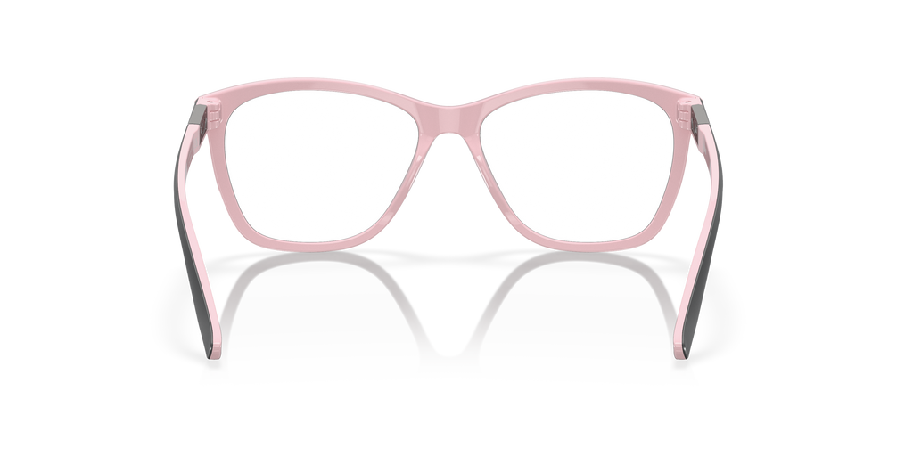 Oakley OX8155 Alias Women's Round Eyeglass Frames - Mahogany Frame