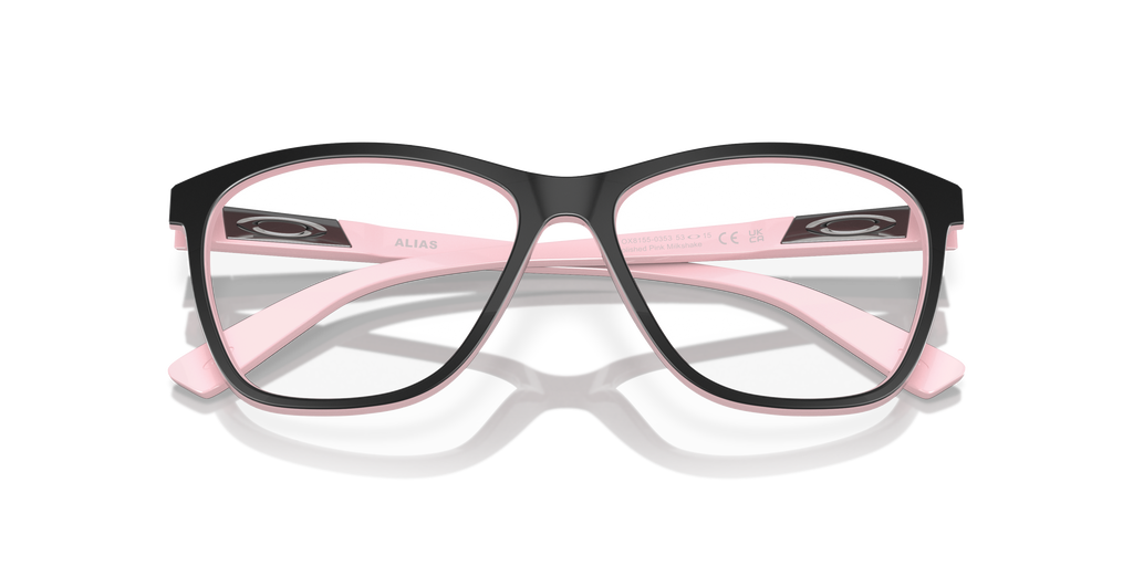 Oakley OX8155 Alias Women's Round Eyeglass Frames - Mahogany Frame
