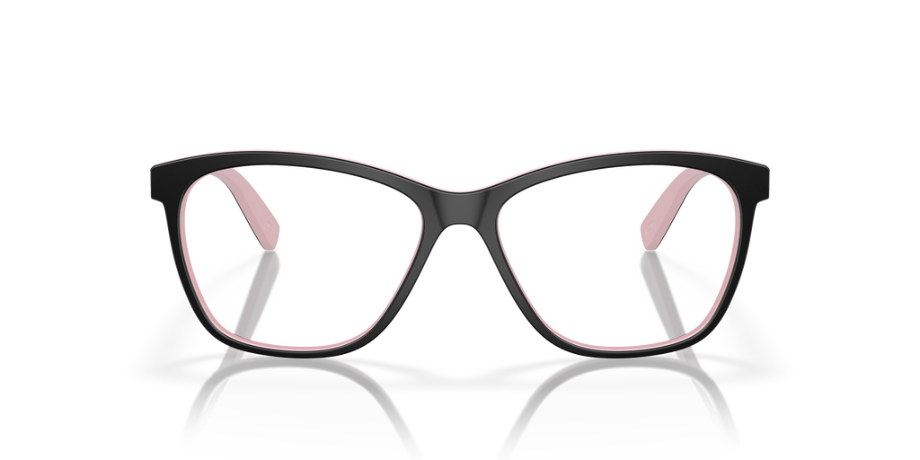Oakley OX8155 Alias Women's Round Eyeglass Frames - Mahogany Frame
