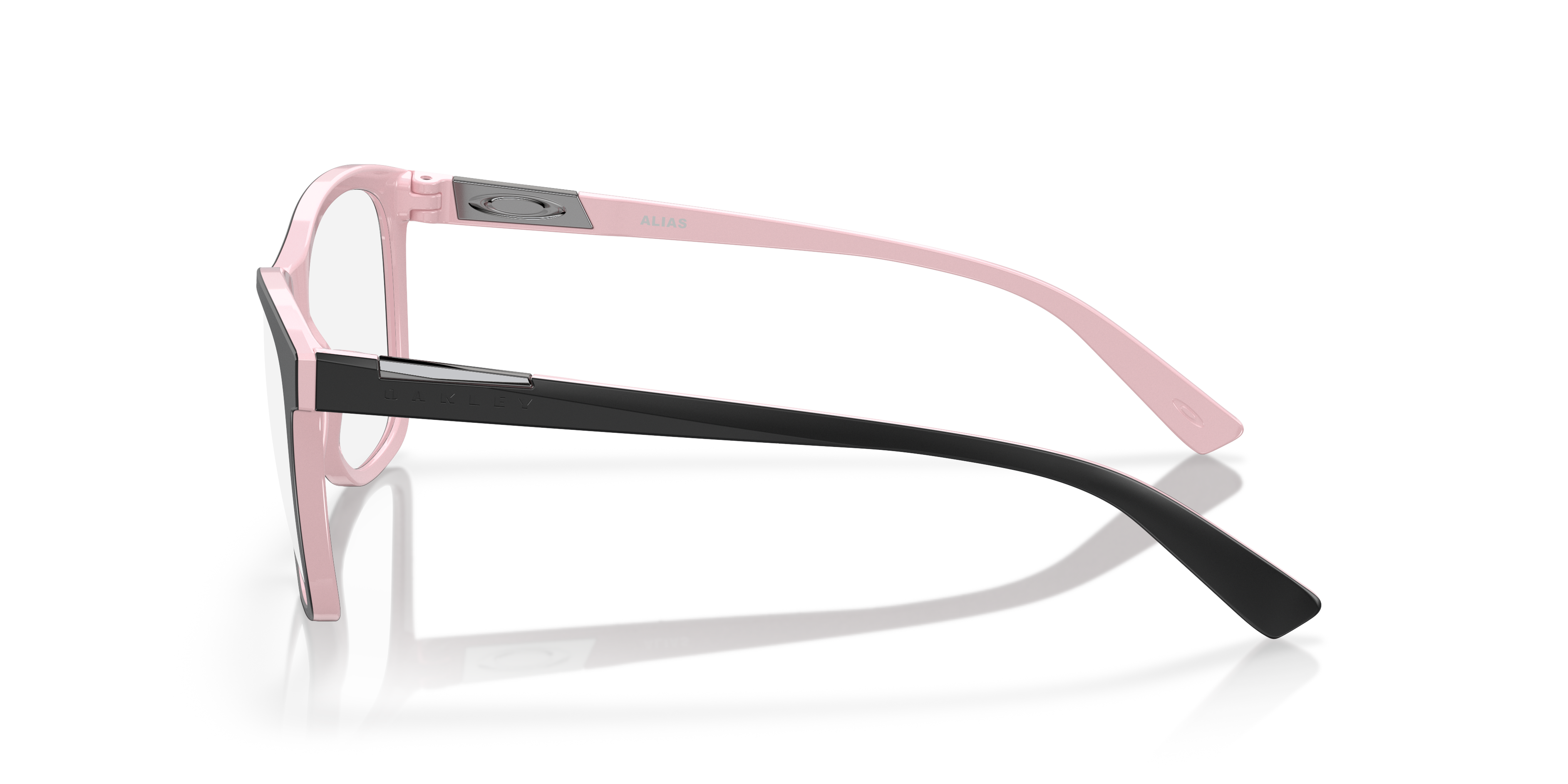 Oakley OX8155 Alias Women's Round Eyeglass Frames - Mahogany Frame