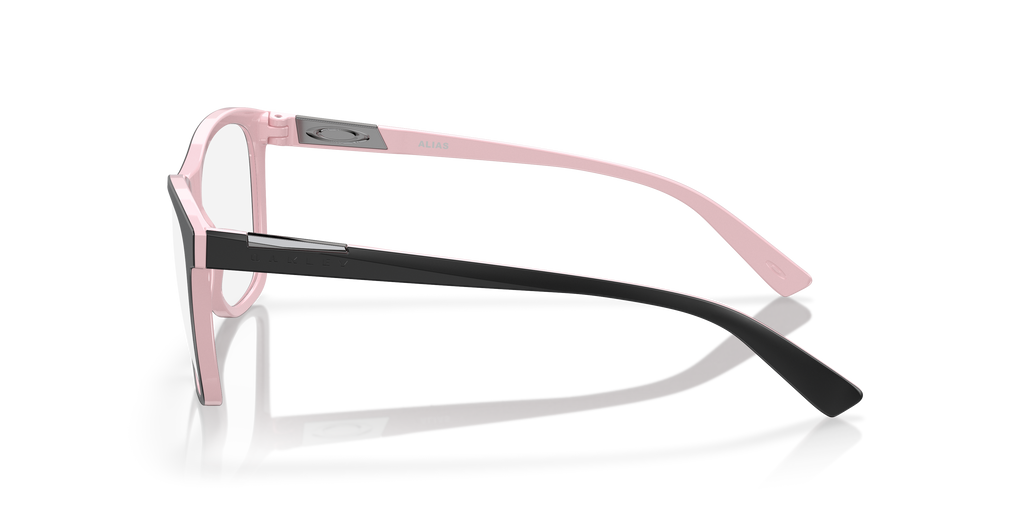 Oakley OX8155 Alias Women's Round Eyeglass Frames - Black Frame