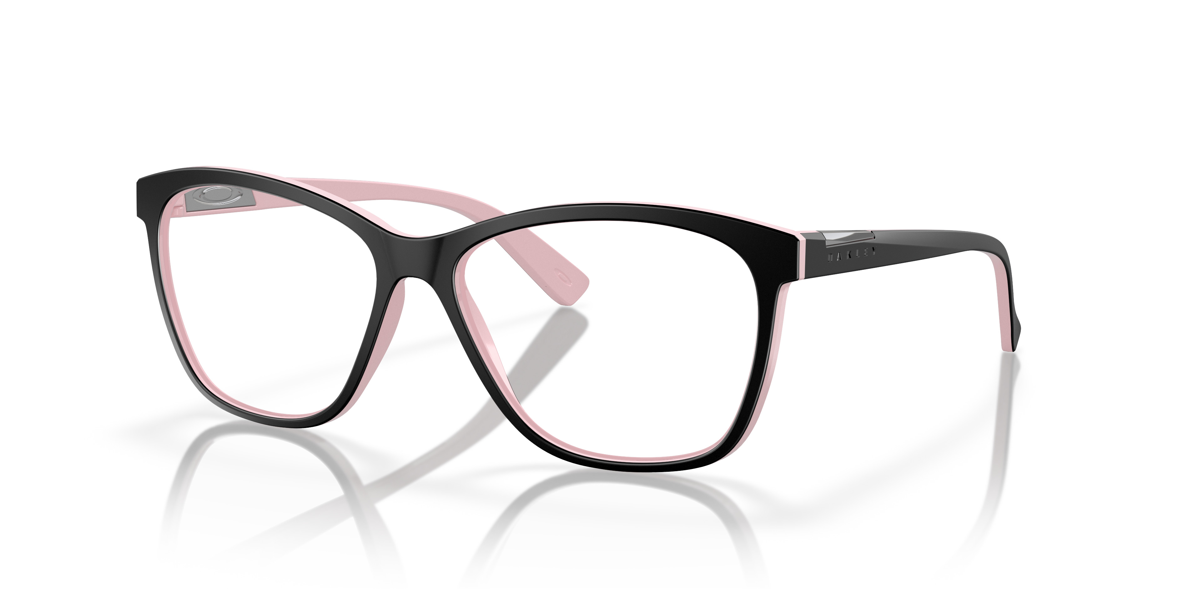 Oakley OX8155 Alias Women's Round Eyeglass Frames - Mahogany Frame