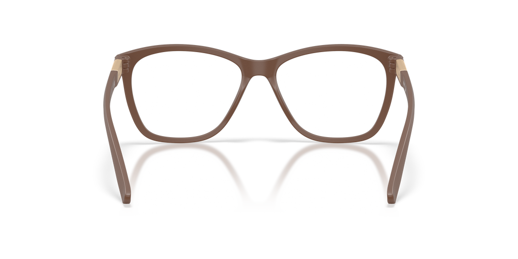 Oakley OX8155 Alias Women's Round Eyeglass Frames - Mahogany Frame