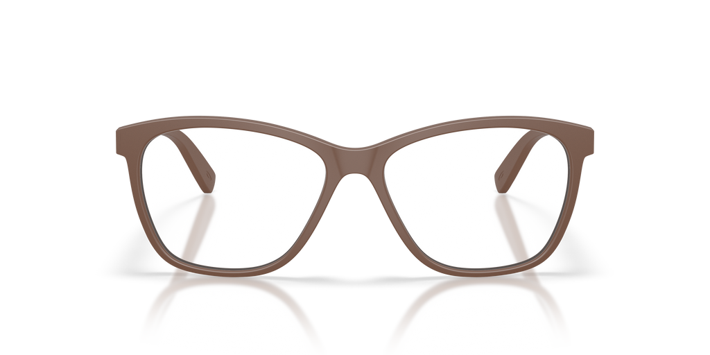 Oakley OX8155 Alias Women's Round Eyeglass Frames - Mahogany Frame