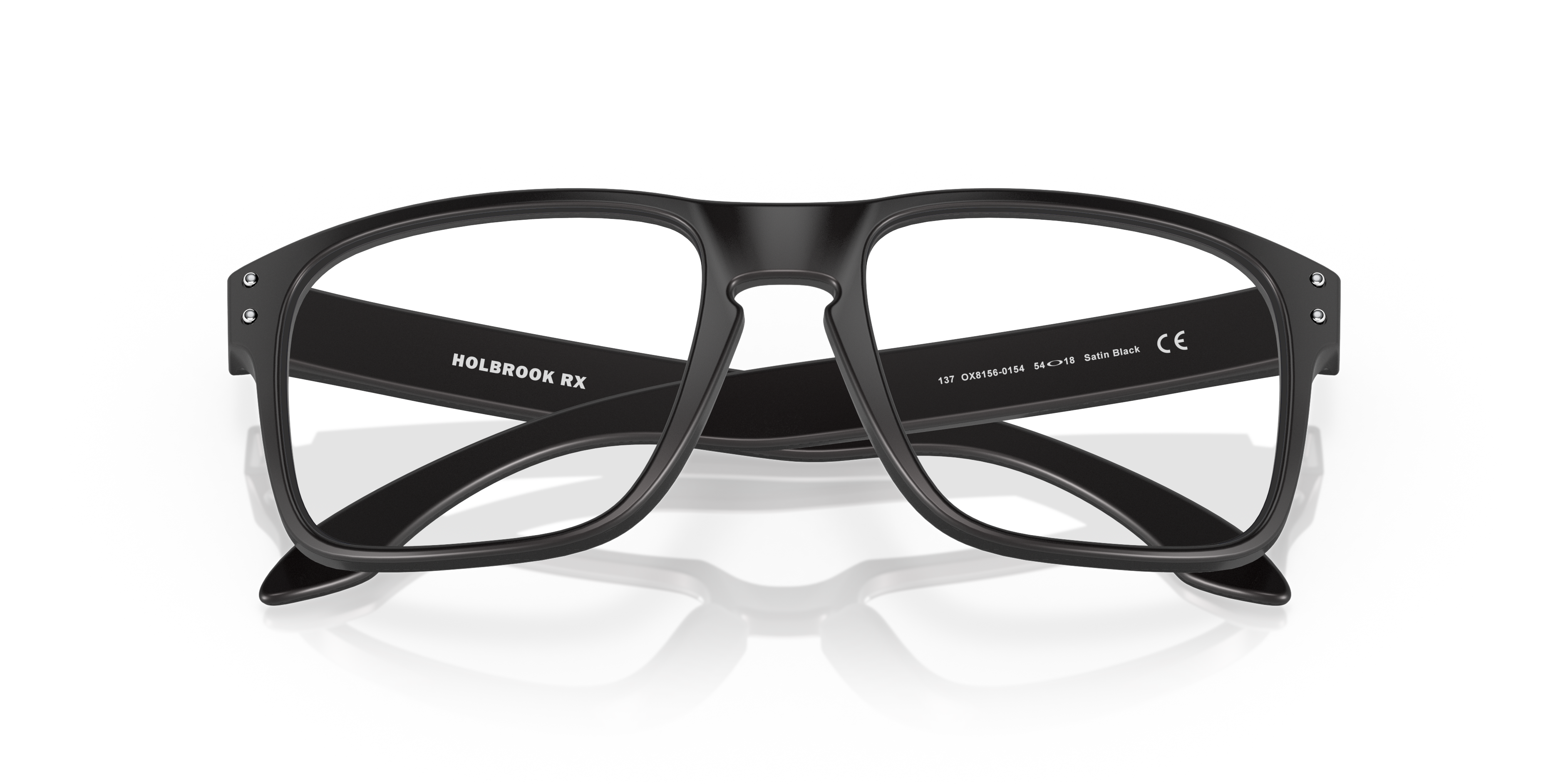 Oakley OX8156 Holbrook Men's Square Eyeglass Frames - Matte Brown Tortoise Frame