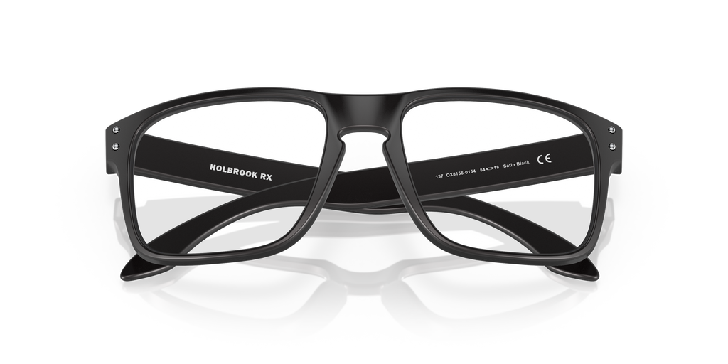 Oakley OX8156 Holbrook Men's Square Eyeglass Frames - Satin Black Frame