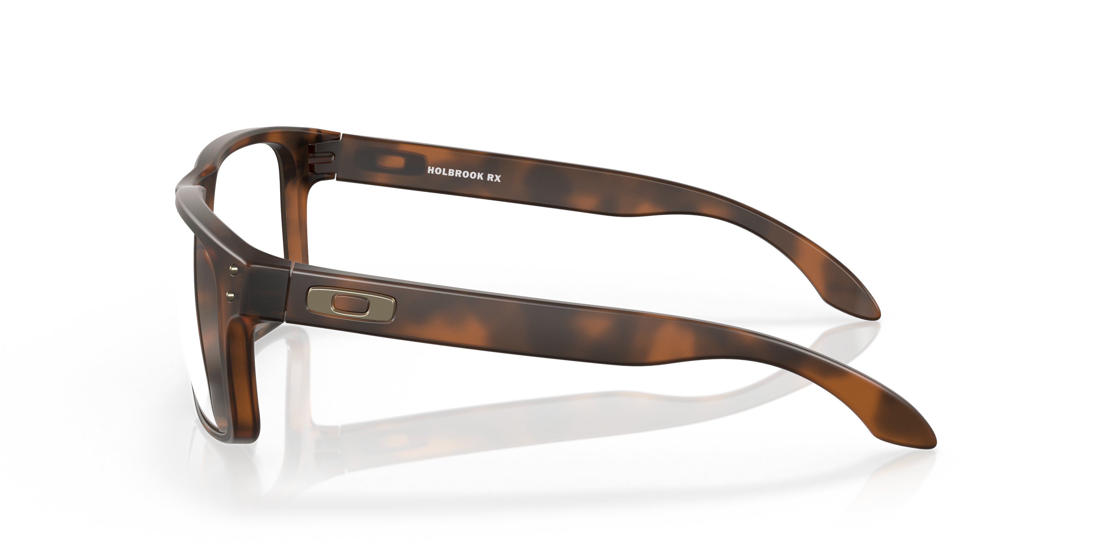 Oakley OX8156 Holbrook Men's Square Eyeglass Frames - Polished Clear Frame
