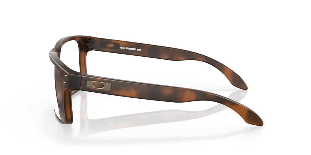 Oakley OX8156 Holbrook Men's Square Eyeglass Frames - Polished Clear Frame