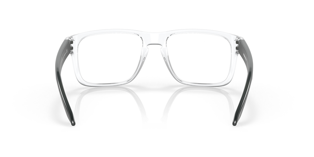 Oakley OX8156 Holbrook Men's Square Eyeglass Frames - Polished Clear Frame