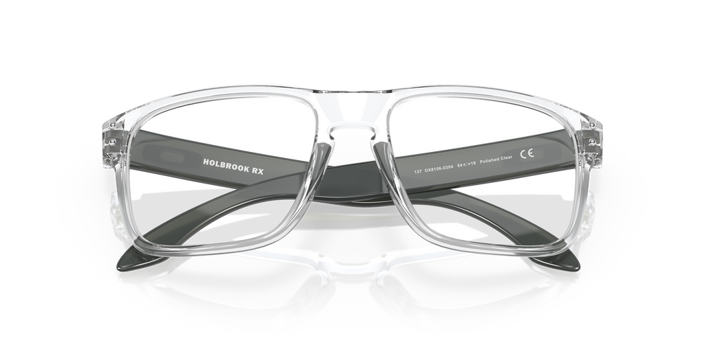 Oakley OX8156 Holbrook Men's Square Eyeglass Frames - Matte Brown Tortoise Frame