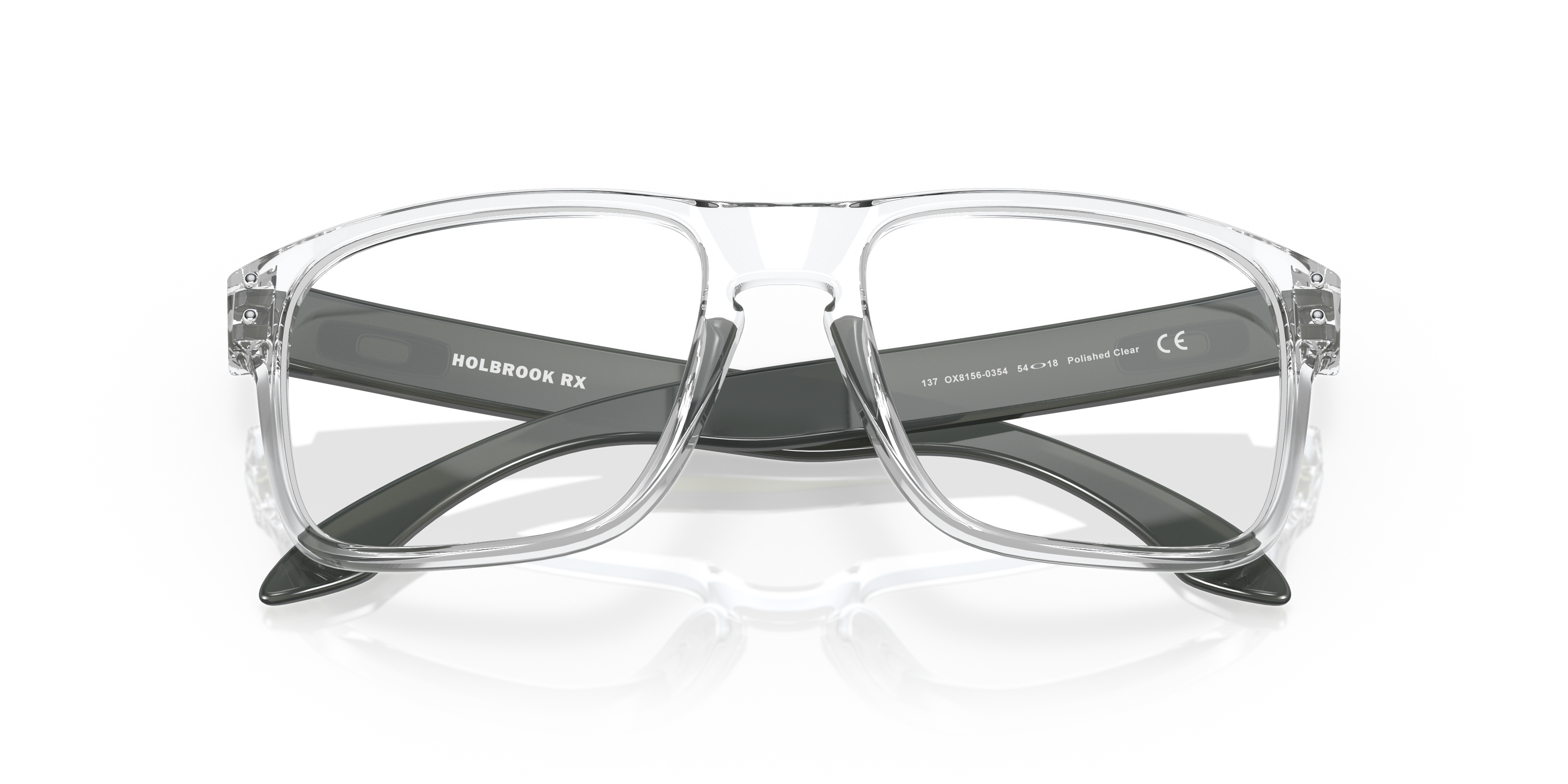 Oakley OX8156 Holbrook Men's Square Eyeglass Frames - Matte Brown Tortoise Frame