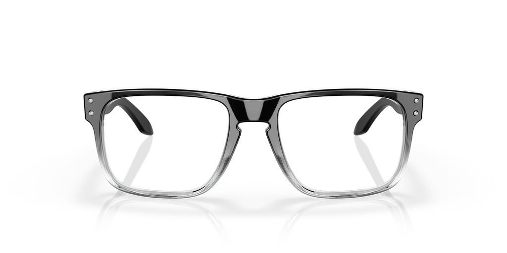 Oakley OX8156 Holbrook Men's Square Eyeglass Frames - Polished Clear Frame