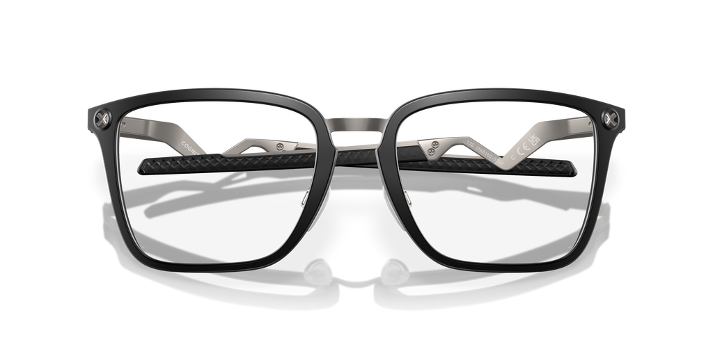Oakley OX8162 Cognitive Men's Rectangle Eyeglass Frames - Satin Black Frame