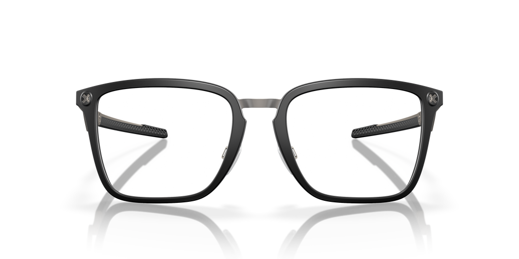 Oakley OX8162 Cognitive Men's Rectangle Eyeglass Frames - Satin Grey Smoke Frame