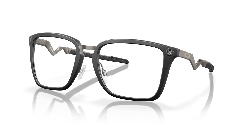 Oakley OX8162 Cognitive Men's Rectangle Eyeglass Frames - Satin Black Frame