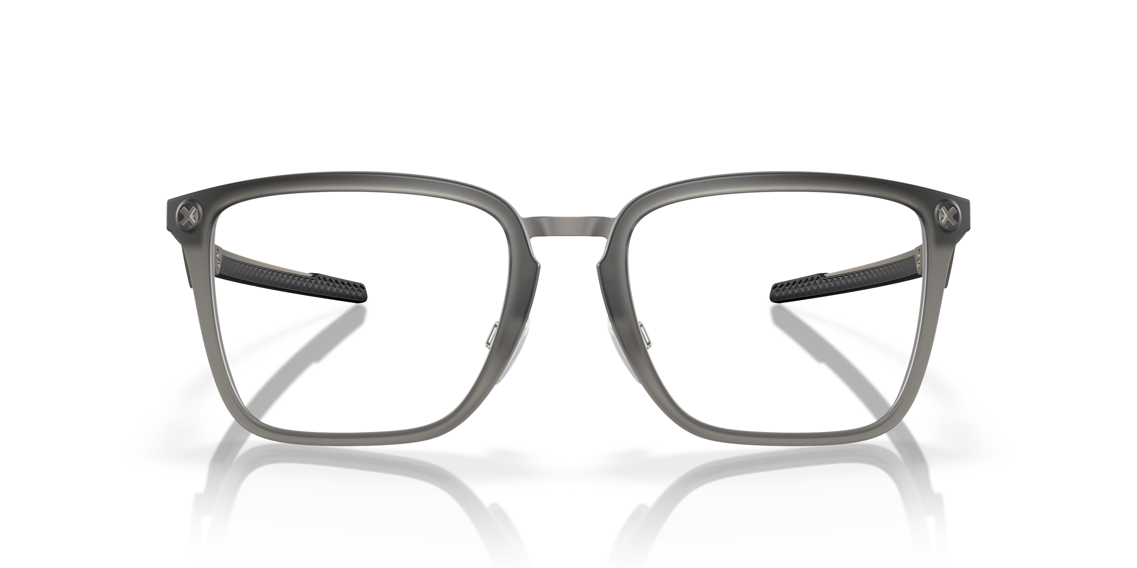 Oakley OX8162 Cognitive Men's Rectangle Eyeglass Frames - Transparent Blue Frame