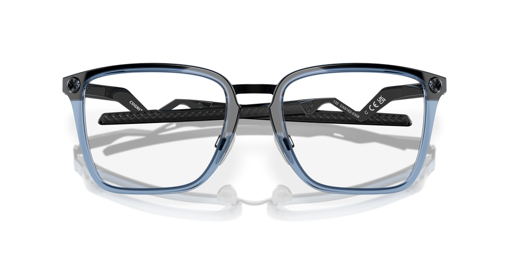 Oakley OX8162 Cognitive Men's Rectangle Eyeglass Frames - Satin Black Frame