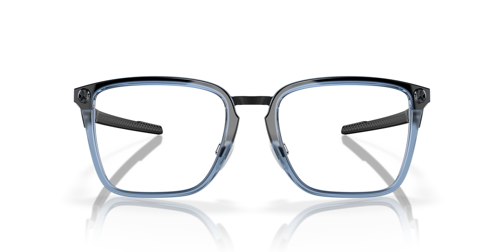 Oakley OX8162 Cognitive Men's Rectangle Eyeglass Frames - Satin Grey Smoke Frame