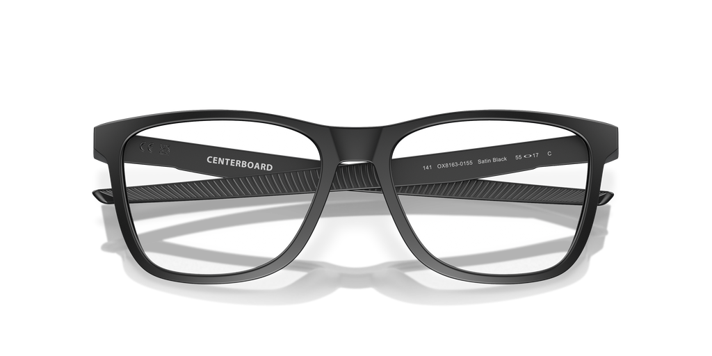 Oakley OX8163 Centerboard Men's Round Eyeglass Frames - Satin Black Frame